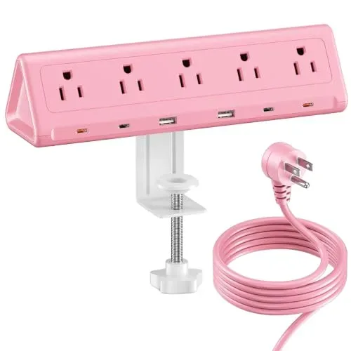 SMALLRT Desk Clamp Power Strip